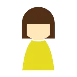 Female General Yellow SVG Icon